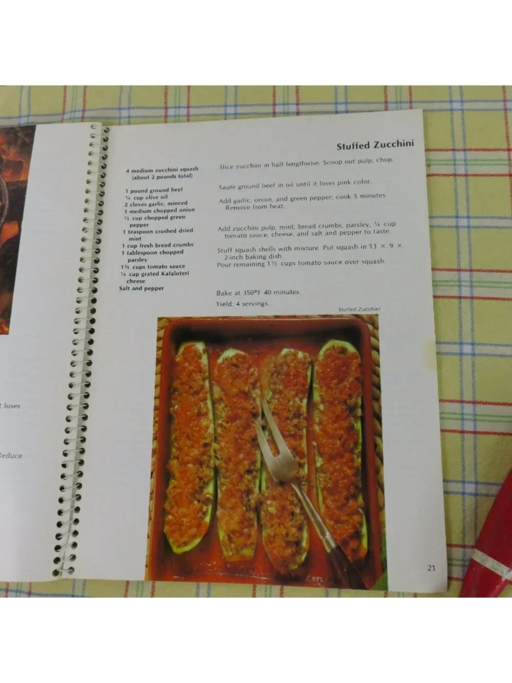 Nice & Easy Cooking Cook Book 1983 Spiral Bound Cookbook Edited by Jane Solmson